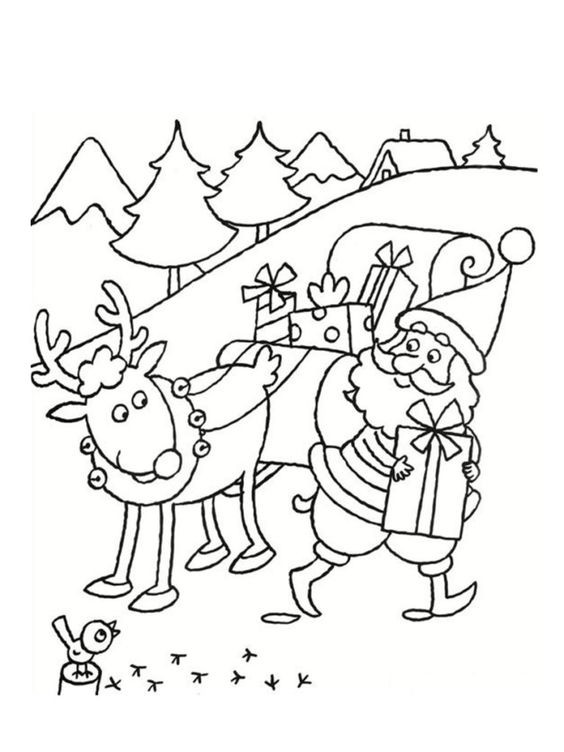 Coloriages Père Noel