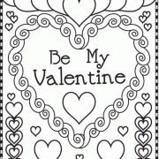 20 valentines coloring pages