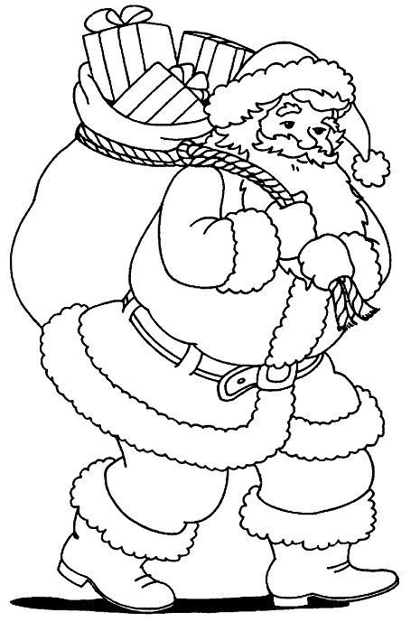 Coloriages Père Noel