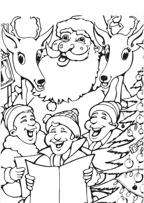 Coloriages Père Noel