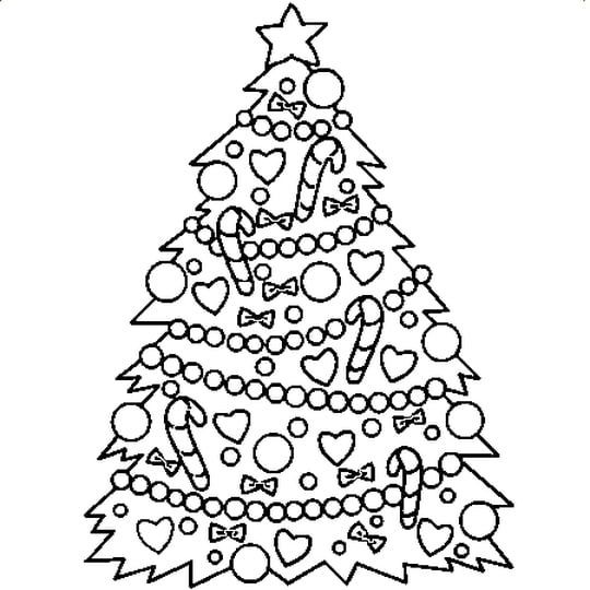 coloriages sapins