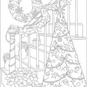 coloriages sapins
