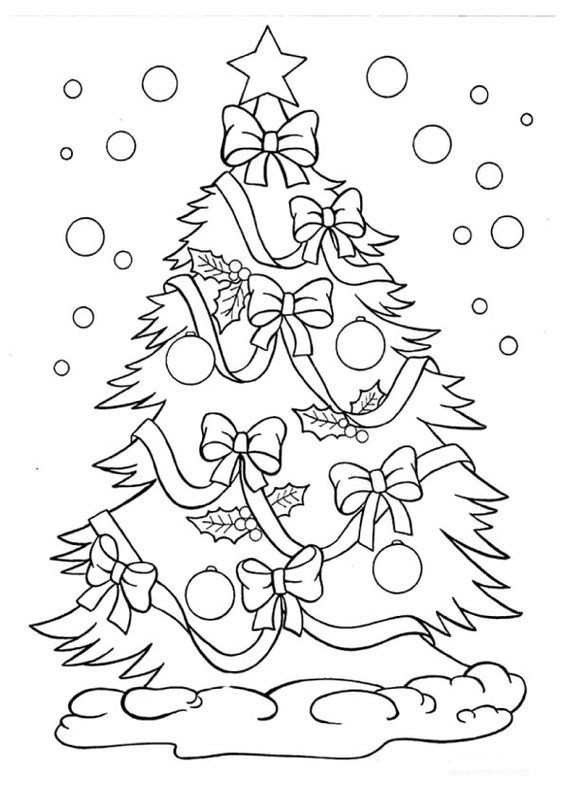 coloriages sapins
