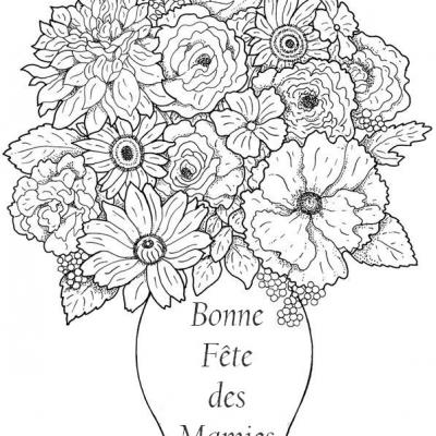 coloriage mamie