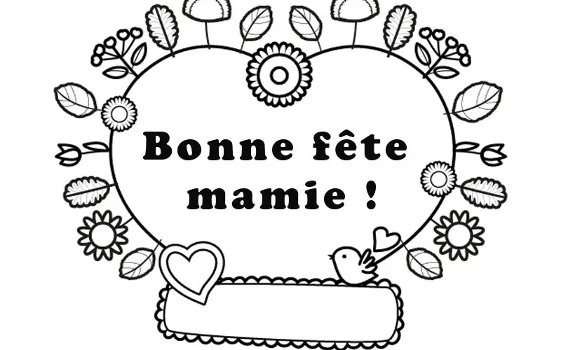 coloriage mamie