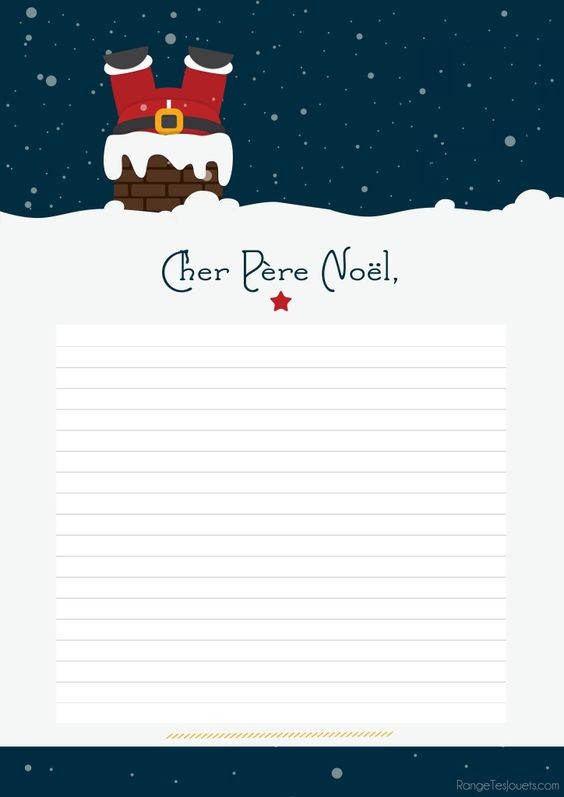 Ma lettre au Père Noel