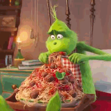 El grinch comida